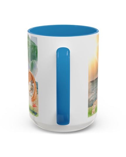 Hibiscus Hippie Designed Mystical Mornings Accent Coffee Mug (11, 15oz)