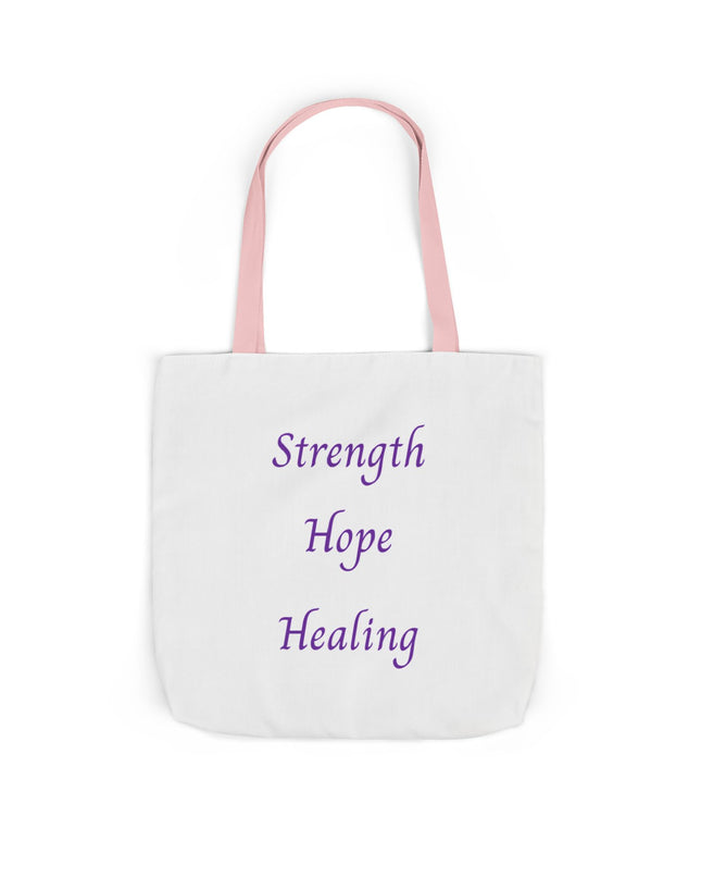 Domestic Violence Survivor Tote Bag | Teal and Purple Ribbon Butterfly Canvas Shopping Bag | Abuse Survivor Gift, Transformation in Progress Everyday Carrying Bag, Empowering Healing Reusable Grocery Bag