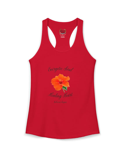 "Dress the Way Your Soul Feels" Energetic Soul Healing Heart Racerback Tank