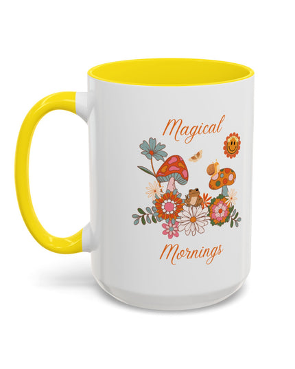 Hibiscus Hippie Designed Magical Mornings Floral Coffee Mug