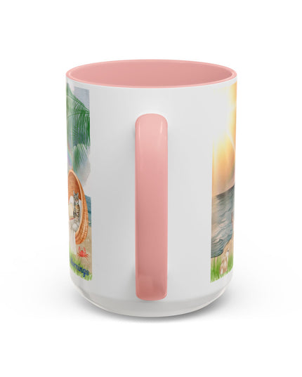 Hibiscus Hippie Designed Mystical Mornings Accent Coffee Mug (11, 15oz)