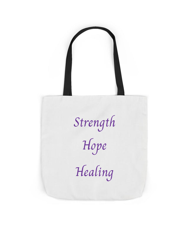 Domestic Violence Survivor Tote Bag | Teal and Purple Ribbon Butterfly Canvas Shopping Bag | Abuse Survivor Gift, Transformation in Progress Everyday Carrying Bag, Empowering Healing Reusable Grocery Bag