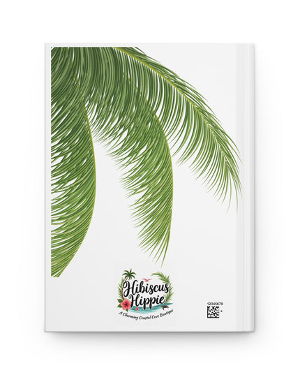 Peace Love & Paradise Hardcover Journal — Lined Beach Sunrise Notebook for Travel, Gratitude & Manifestation