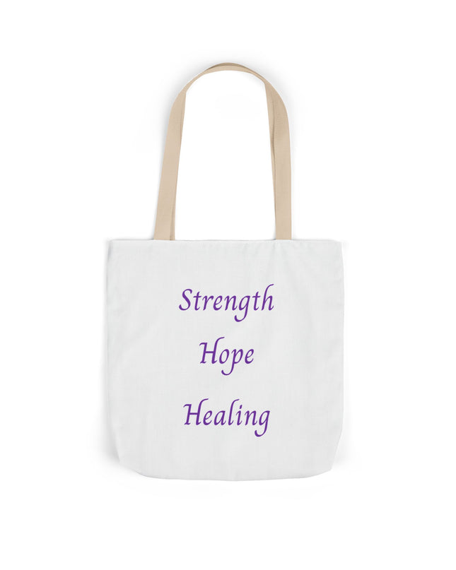 Domestic Violence Survivor Tote Bag | Teal and Purple Ribbon Butterfly Canvas Shopping Bag | Abuse Survivor Gift, Transformation in Progress Everyday Carrying Bag, Empowering Healing Reusable Grocery Bag