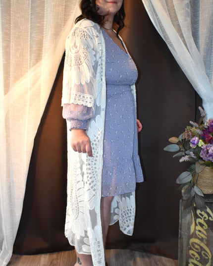 Rebellion Boho Long Lace Duster Layering Piece