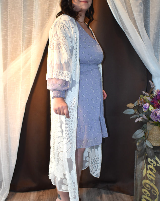Rebellion Boho Long Lace Duster Layering Piece