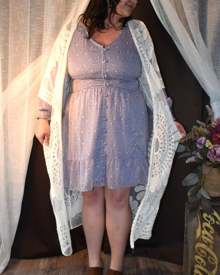 Rebellion Boho Long Lace Duster Layering Piece