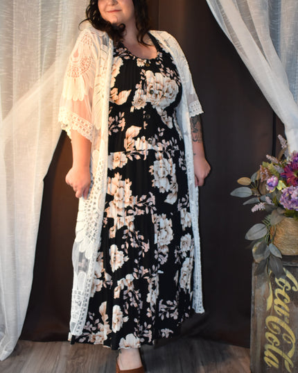 Rebellion Boho Long Lace Duster Layering Piece