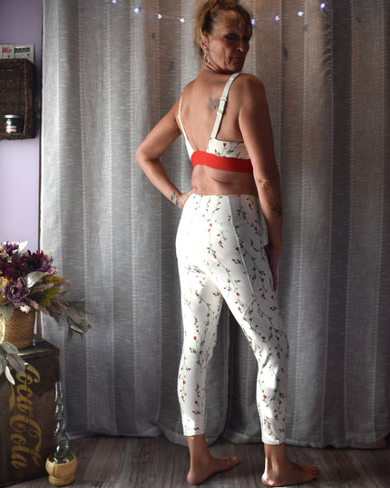 Pure Lux by Fabletics Trellis Floral All Day Everyday Matching Work Out Set