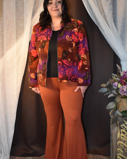 New Eye Candy Rust Colored Stretch Pants