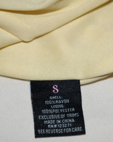 Justify Yellow Surplice Neckline Shirred Waist Sleeveless Maxi Sundress with Ruffles and Eyelet Hem