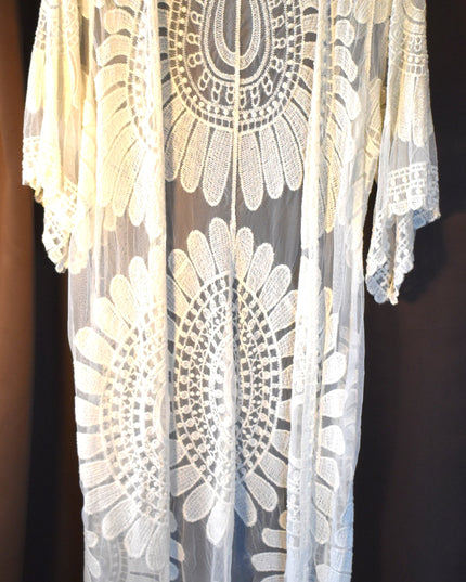 Rebellion Boho Long Lace Duster Layering Piece