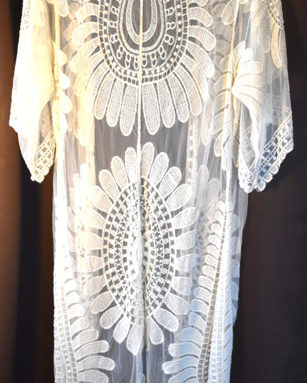 Rebellion Boho Long Lace Duster Layering Piece