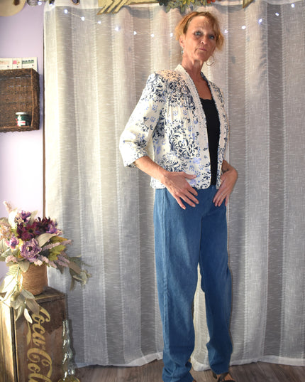 Women with Control by Renee Greenstein Stretch Blue Wash Denim Jeans