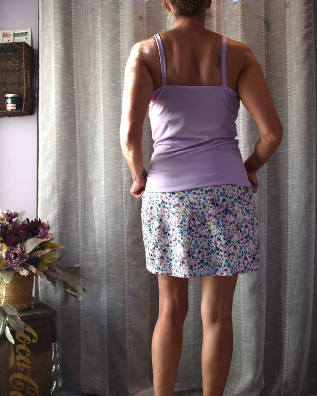 RBX Active Floral Stretchy Quick Dry Bike Shorts Golf Skort