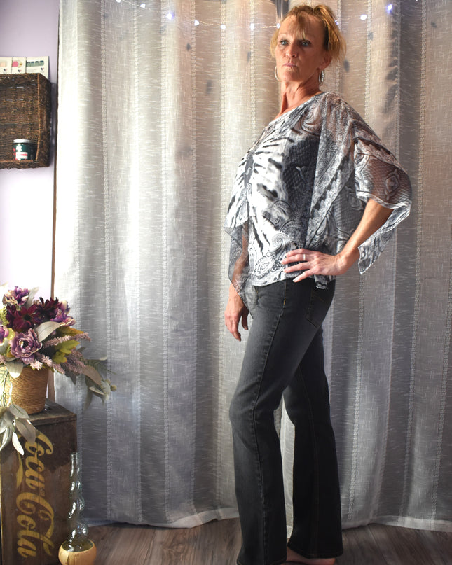 Gloria Vanderbilt Black Wash Bootcut Jeans