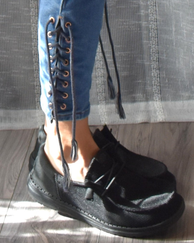 Celebrity Pink Jeans (CPJ) with Lace up Ankles