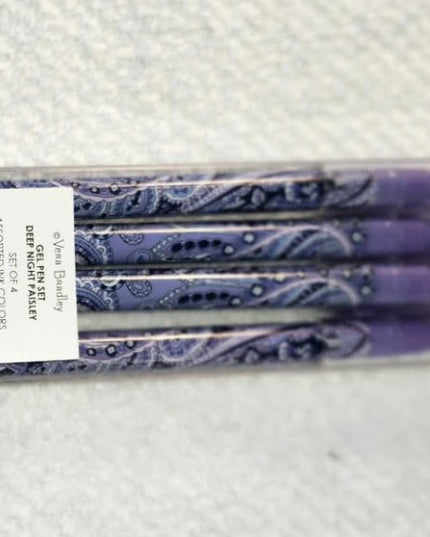NWT Vera Bradley "Deep Night Paisley" 6-Piece Stationery & Desk Set Coordinated Gift Bundle