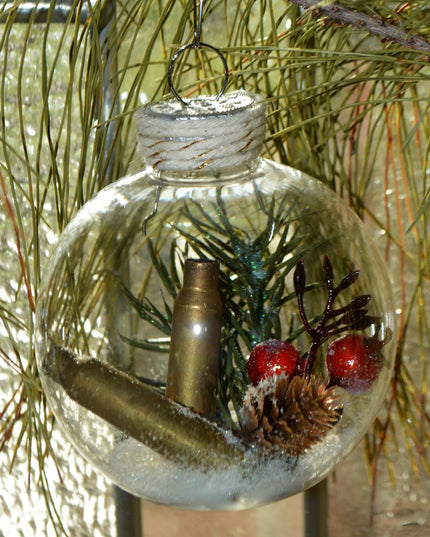 Handmade Shell Casings Ornament for that Unique and Personal Gift
