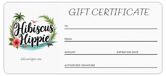 Hibiscus Hippie Gift Card